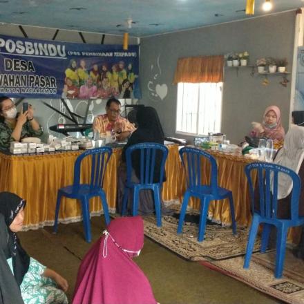 KEGIATAN POSBINDU DI JERANIH DESA BAWAHAN PASAR KEC MATARAMAN