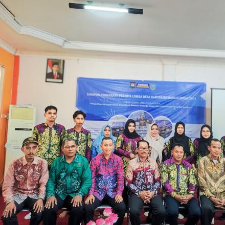 PEMDES BAWAHAN PASAR MENGIKUTI LOMBA DESA SEKABUPATEN BANJAR