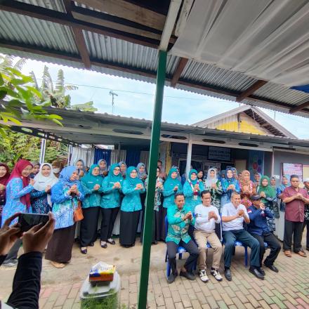 Desa Bawahan Pasar Jalani Penilaian Lomba PHBS Tahun 2024